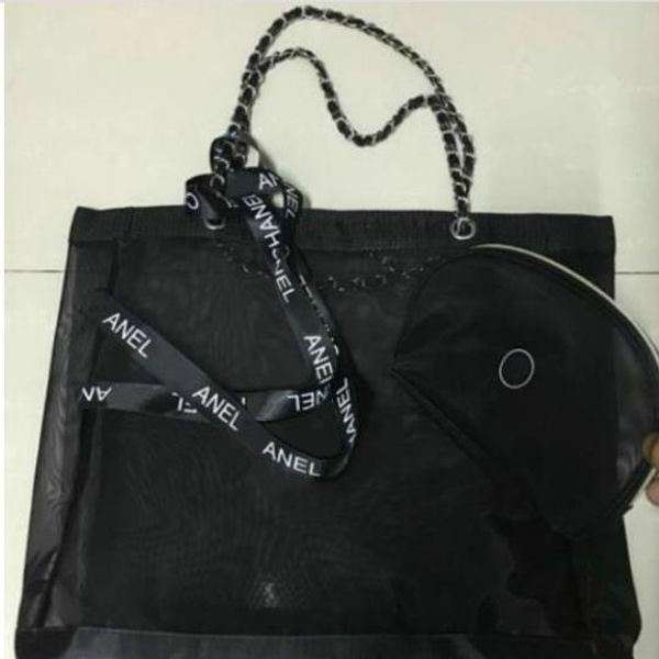 classic high-grade mesh large-capacity shopping bag / send trumpet handbag and ribbon set/ladies washing cosmetic storage beach bag vip gift
classic high-grade mesh large-capacity shopping bag / send trumpet handbag and ribbon set/ladies washing cosmetic storage beach bag vip gift