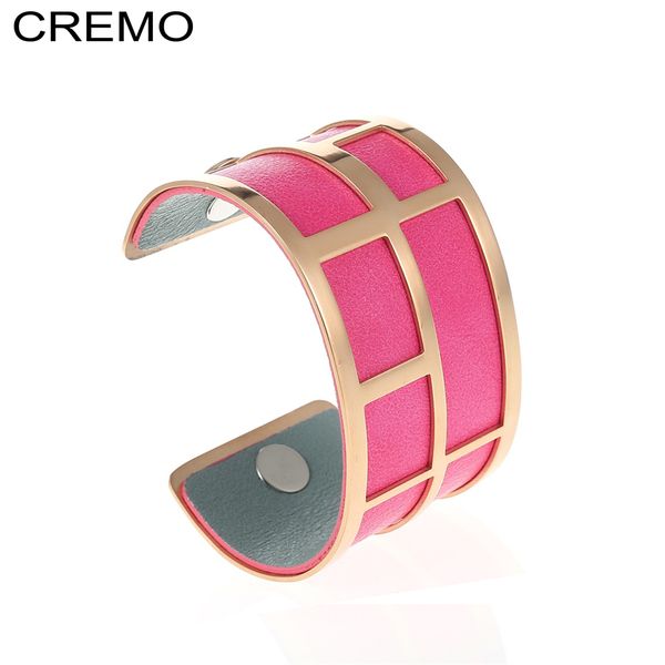 cremo labyrinth cuff bangle stainless steel bracelet manchette femme reversible leather bangles jewelry pulseira feminina, Black
cremo labyrinth cuff bangle stainless steel bracelet manchette femme reversible leather bangles jewelry pulseira feminina, Black