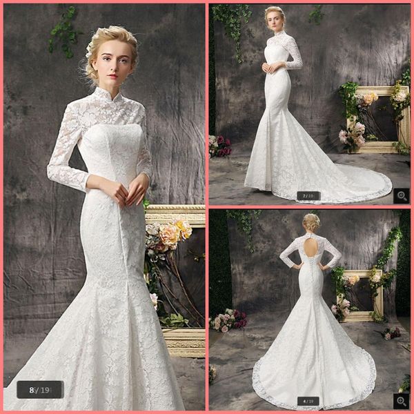 2019 boho wedding dress white lace hollow back mermaid long sleeve wedding dresses high neck court train corset bride dresses
2019 boho wedding dress white lace hollow back mermaid long sleeve wedding dresses high neck court train corset bride dresses