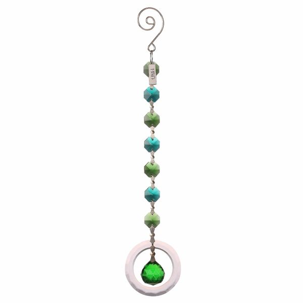 25cm h&d fengshui round rainbow maker window pendant crystal suncatcher with 20mm ball prism octogon chakra suncatcher for gift
25cm h&d fengshui round rainbow maker window pendant crystal suncatcher with 20mm ball prism octogon chakra suncatcher for gift