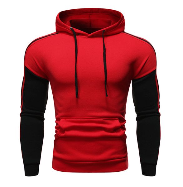 fashion designer panelled hooded mens spring sports hoodies casual loose pullover mens clothing, Black
fashion designer panelled hooded mens spring sports hoodies casual loose pullover mens clothing, Black