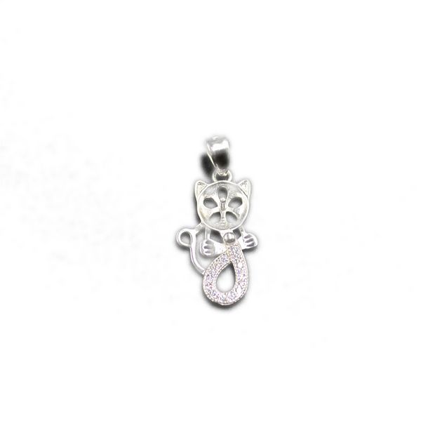 s925 sterling silver pendant accessory pearl necklace pendant with cute cat pendant, Slivery;crystal
s925 sterling silver pendant accessory pearl necklace pendant with cute cat pendant, Slivery;crystal