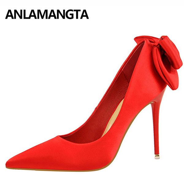 fashion women shoes silk super high stiletto heels shoes butterfly-knot pointy toe party dinner slip on, Black
fashion women shoes silk super high stiletto heels shoes butterfly-knot pointy toe party dinner slip on, Black