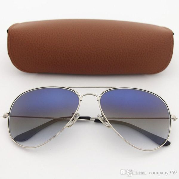 10pcs new brand pilot sunglasses designer sun glasses for men women silver large frame blue gradient sun glasses lens 62mm with box, White;black
10pcs new brand pilot sunglasses designer sun glasses for men women silver large frame blue gradient sun glasses lens 62mm with box, White;black