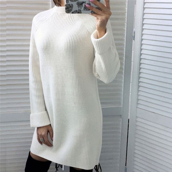 fashion ladies knitted dresses womens high neck jumper long sleeve stretch dress autumn winter warm short mini dress vestidos, Black;gray
fashion ladies knitted dresses womens high neck jumper long sleeve stretch dress autumn winter warm short mini dress vestidos, Black;gray