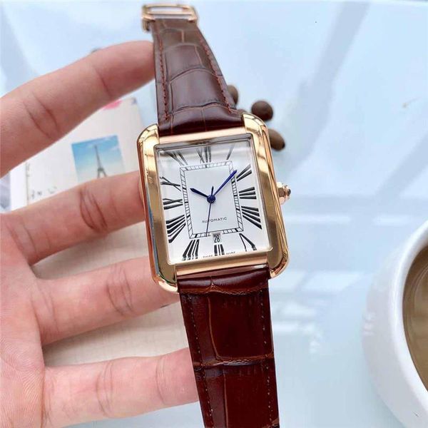 2020 34mm luxury mens designer watches fashion cow leather watchband roman letter automatic mechanical movement self -wind wristwatches mo, Slivery;brown
2020 34mm luxury mens designer watches fashion cow leather watchband roman letter automatic mechanical movement self -wind wristwatches mo, Slivery;brown