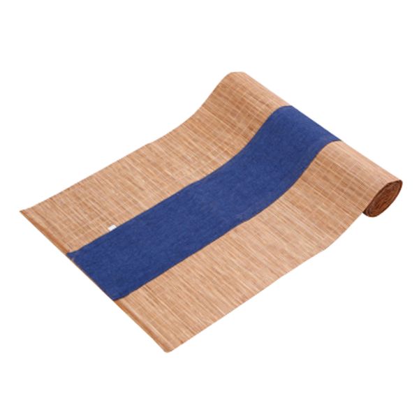 chinese style natural bamboo tea table flag household tea mat home decoration table runner