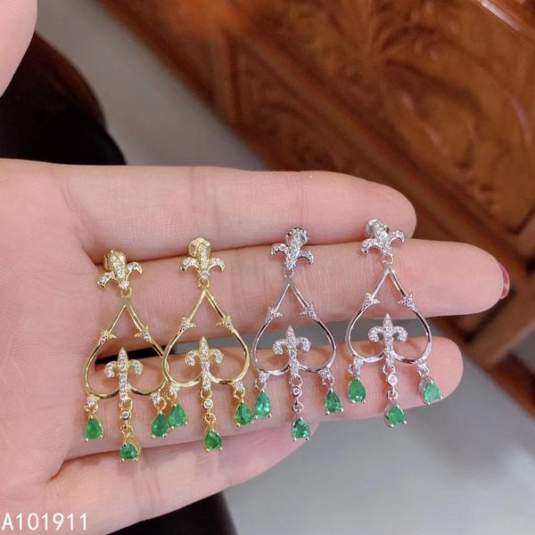 kjjeaxcmy fine jewelry natural emerald 925 sterling silver women earrings support test beautiful, Golden;silver
kjjeaxcmy fine jewelry natural emerald 925 sterling silver women earrings support test beautiful, Golden;silver
