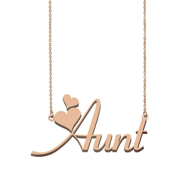 aunt name necklace pendant for women girlfriend gifts custom nameplate children friends jewelry 18k gold plated stainless steel, Silver
aunt name necklace pendant for women girlfriend gifts custom nameplate children friends jewelry 18k gold plated stainless steel, Silver