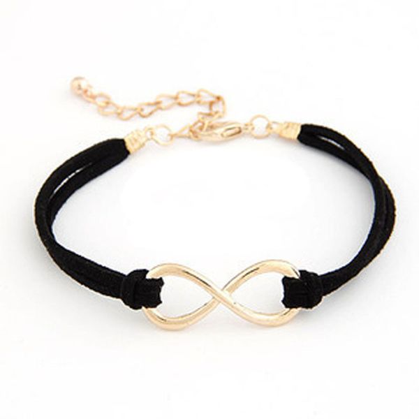 korean fashion 175mm women multilayer bracelet wrap leather infinity symbol wristband gift black dropship bangle fashion #11, Golden;silver
korean fashion 175mm women multilayer bracelet wrap leather infinity symbol wristband gift black dropship bangle fashion #11, Golden;silver