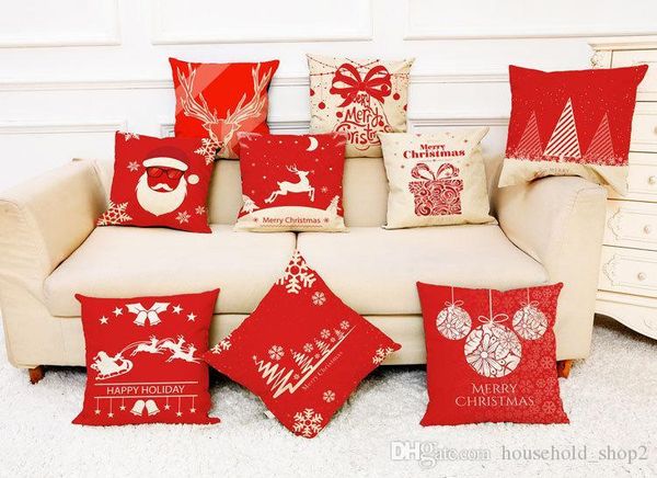45*45cm pillow case christmas decorations for home santa clause christmas deer linen cushion cover home decor a05
45*45cm pillow case christmas decorations for home santa clause christmas deer linen cushion cover home decor a05
