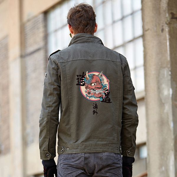 zipper men jackets autumn spring casual thin coats bomber jacket evil devil printed fashion cotton male outwear plus size 6xl, Black;brown
zipper men jackets autumn spring casual thin coats bomber jacket evil devil printed fashion cotton male outwear plus size 6xl, Black;brown