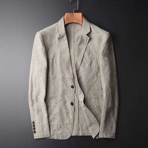blazer man new 55% linen 45% cotton suit jacket spring autumn casual male single breasted size m-4xl #x1617, White;black
blazer man new 55% linen 45% cotton suit jacket spring autumn casual male single breasted size m-4xl #x1617, White;black
