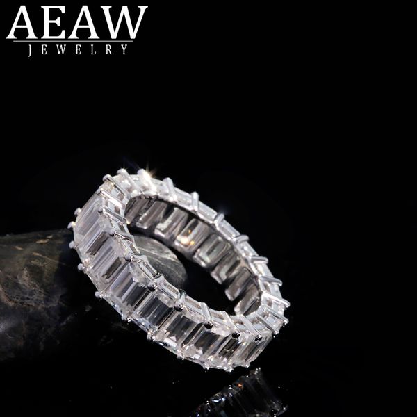 aeaw solid 18k white gold emerald baguette 3*5mm 2*4mm engagement band ring wedding moissanite eternity band for women, Golden;silver
aeaw solid 18k white gold emerald baguette 3*5mm 2*4mm engagement band ring wedding moissanite eternity band for women, Golden;silver