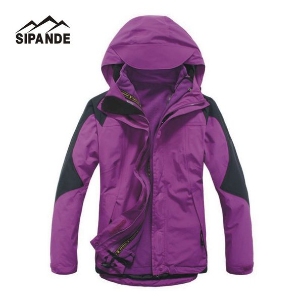 women's winter windbreaker hiking jackets waterproof outerwear sport hoodied camping trekking 2 in 1 warm coats, Blue;black
women's winter windbreaker hiking jackets waterproof outerwear sport hoodied camping trekking 2 in 1 warm coats, Blue;black