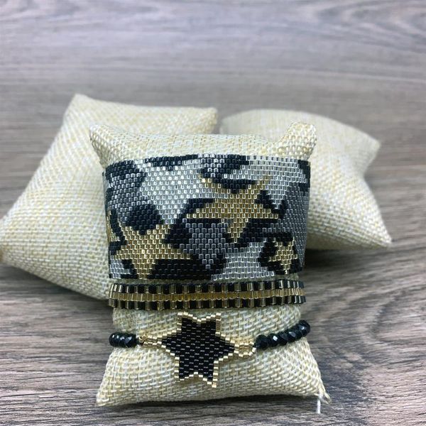 charm bracelets shinusboho 2021 punk miyuki friendship bracelet bangle gothic rock gold pentagram men's jewelry women's, Golden;silver
charm bracelets shinusboho 2021 punk miyuki friendship bracelet bangle gothic rock gold pentagram men's jewelry women's, Golden;silver