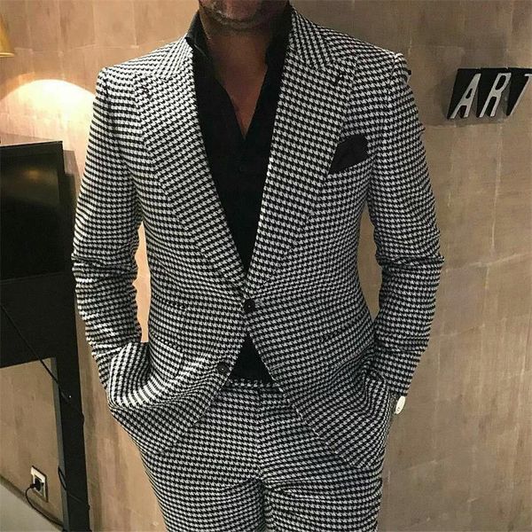 groom tuxedos groomsmen peak lapel custom made houndstooth men suits wedding/prom/dinner man blazer ( jacket+pants+tie ) m1281, Black;gray
groom tuxedos groomsmen peak lapel custom made houndstooth men suits wedding/prom/dinner man blazer ( jacket+pants+tie ) m1281, Black;gray