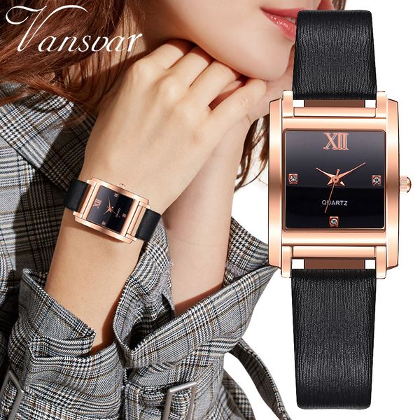 vansvar women watches female leather belt quartz watch casual simple square ladies wristwatch reloj mujer /d, Slivery;brown
vansvar women watches female leather belt quartz watch casual simple square ladies wristwatch reloj mujer /d, Slivery;brown