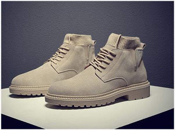 2020 new martin boots men's autumn breathable english high-casual mid-cut boots wet shoes overalls leather boots, Black
2020 new martin boots men's autumn breathable english high-casual mid-cut boots wet shoes overalls leather boots, Black