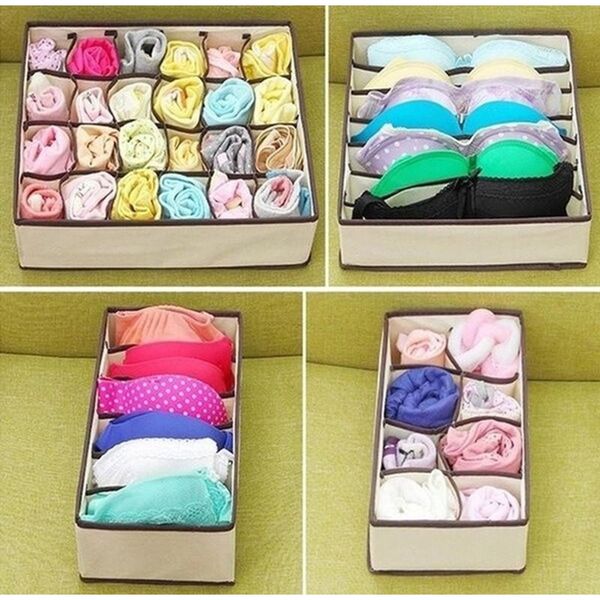 fashion 6/7/8/24-compartment home underwear bra socks storage box holder organizer case storage drawers
fashion 6/7/8/24-compartment home underwear bra socks storage box holder organizer case storage drawers