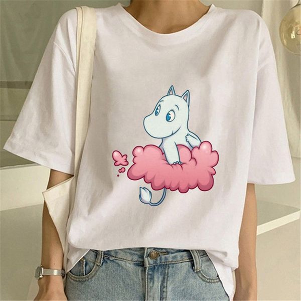 2020 summer women tee shirt funny cartoon moomin print white harajuku t-shirt o-neck streetwear camisetas-3xl dropshipping
2020 summer women tee shirt funny cartoon moomin print white harajuku t-shirt o-neck streetwear camisetas-3xl dropshipping
