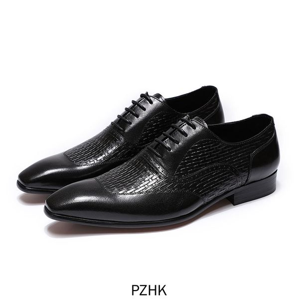 zapatos oxford de boda azul negro para hombre de cuero genuino italiano lujo con cordones para oficina vestido zapato, Black
zapatos oxford de boda azul negro para hombre de cuero genuino italiano lujo con cordones para oficina vestido zapato, Black