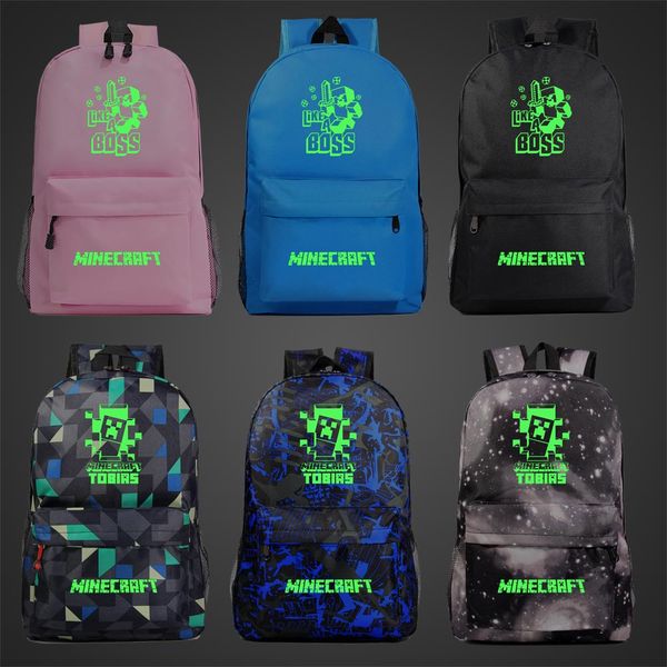 green luminous games like a boss tnt boy girl book school bag women bag pack teenagers schoolbags men student backpack
green luminous games like a boss tnt boy girl book school bag women bag pack teenagers schoolbags men student backpack