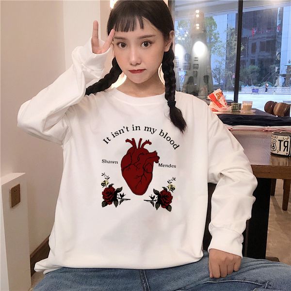 winter warm it isn't in my blood heart rose print sweatshirt rose fashion harajuku plus size casual long sleeve women cute, Black
winter warm it isn't in my blood heart rose print sweatshirt rose fashion harajuku plus size casual long sleeve women cute, Black