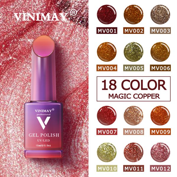 vinimay new magic copper gel nail polish varnish nail uv soak off gellak gelpolish art primer manicure nails gel lacque, Red;pink
vinimay new magic copper gel nail polish varnish nail uv soak off gellak gelpolish art primer manicure nails gel lacque, Red;pink
