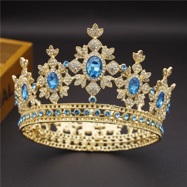 beauty luxury baroque vintage light gold round diadem bride crown bridal tiaras royal king queen wedding jewelry hair ornaments, Golden;white
beauty luxury baroque vintage light gold round diadem bride crown bridal tiaras royal king queen wedding jewelry hair ornaments, Golden;white