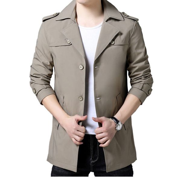 men's trench coats arrival spring autumn korean comfort coat quality long business casual windbreaker outwear jacket, Tan;black
men's trench coats arrival spring autumn korean comfort coat quality long business casual windbreaker outwear jacket, Tan;black
