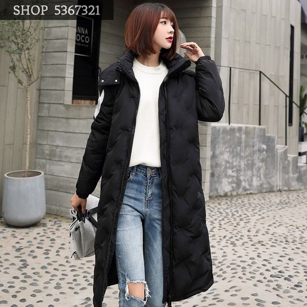 cotton-padded clothes woman long fund overknee cotton heavy seta lead joker suit-dress cotton-padded jacket winter loose coat, Black
cotton-padded clothes woman long fund overknee cotton heavy seta lead joker suit-dress cotton-padded jacket winter loose coat, Black