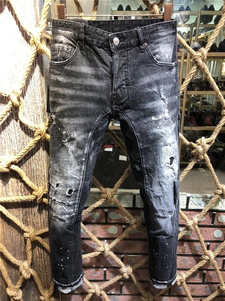 novel teez ss20 d2 brand designer men denim biker jeans embroidery pants fashion holes trousers italy size 44-54 a201 #01, Blue
novel teez ss20 d2 brand designer men denim biker jeans embroidery pants fashion holes trousers italy size 44-54 a201 #01, Blue