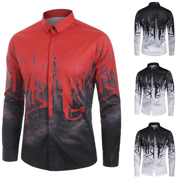 повседневный мужчины весна новый тонкий fit рубашки мужские моды gradient печать бизнес нагрудные платье рубашка с длинным рукавом мужской б, White;black
повседневный мужчины весна новый тонкий fit рубашки мужские моды gradient печать бизнес нагрудные платье рубашка с длинным рукавом мужской б, White;black