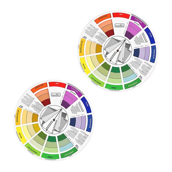 2pcs most welcomed helpful magic palette coloring matching guide color wheel color selection tool
2pcs most welcomed helpful magic palette coloring matching guide color wheel color selection tool