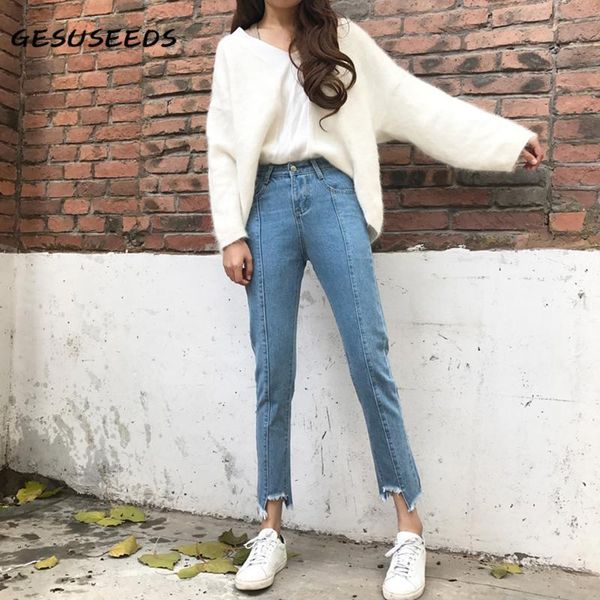 women's jeans boyfriend women cropped pants loose high waist patchwork ripped denim light blue korean vintage
women's jeans boyfriend women cropped pants loose high waist patchwork ripped denim light blue korean vintage