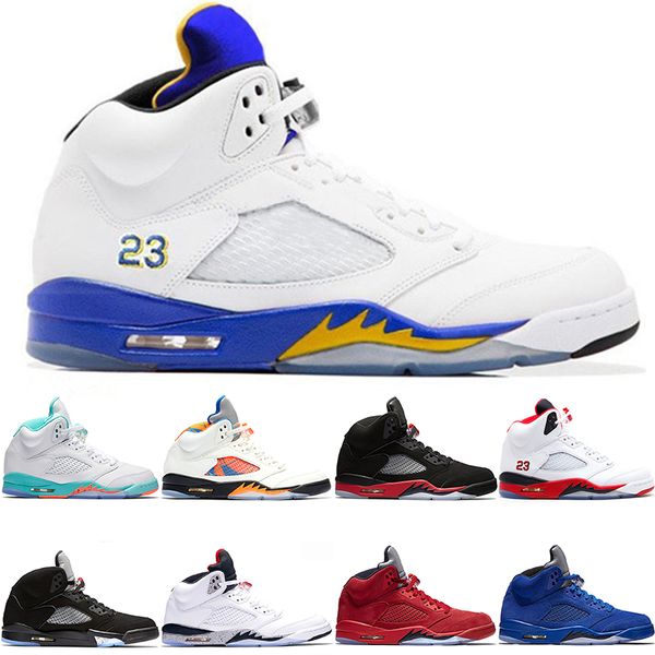 Basketball Shoes 5 5s Men Women Bred Light Aqua Laney Red Blue Suede White Cement OG Metallic Black Mens Sports Sneaker Size 5-13
Basketball Shoes 5 5s Men Women Bred Light Aqua Laney Red Blue Suede White Cement OG Metallic Black Mens Sports Sneaker Size 5-13