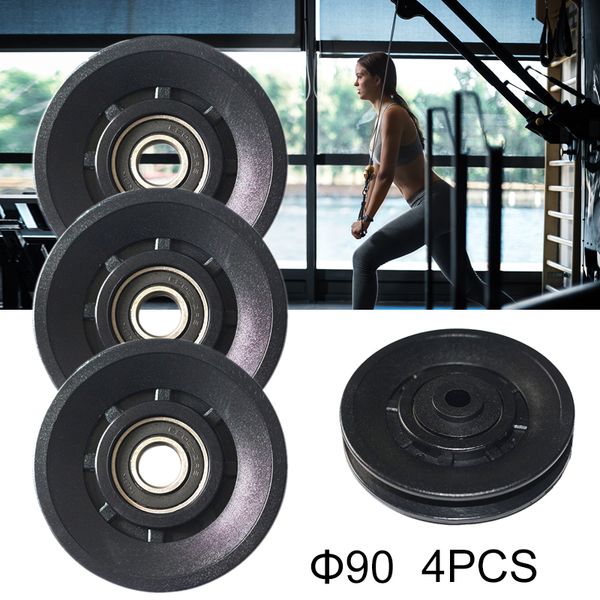 accessories 4 pcs/lot wholesale universal 70mm/90mm/105mm diameter wearproof nylon bearing pulley wheel cable gym fitness equipment part
accessories 4 pcs/lot wholesale universal 70mm/90mm/105mm diameter wearproof nylon bearing pulley wheel cable gym fitness equipment part