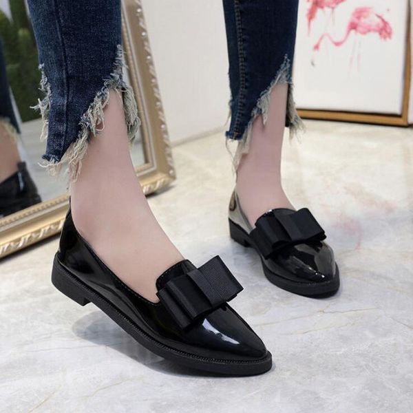 dafenp spring flats women shoes woman loafers patent leather elegant low heels slip on footwear female pointed toe thick heel, Black
dafenp spring flats women shoes woman loafers patent leather elegant low heels slip on footwear female pointed toe thick heel, Black