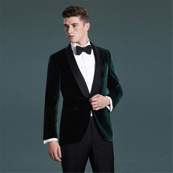 shawl lapel groomsmen dark green velvet men suit groom tuxedo prom wedding man blazer slim fit suit men (jacket+pants), Black;gray
shawl lapel groomsmen dark green velvet men suit groom tuxedo prom wedding man blazer slim fit suit men (jacket+pants), Black;gray