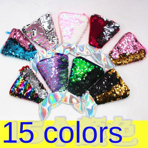 mermaid coin purse lanyard coin small bag sequins wallet wallet children's diagonal small bag fish tail double color sequins
mermaid coin purse lanyard coin small bag sequins wallet wallet children's diagonal small bag fish tail double color sequins