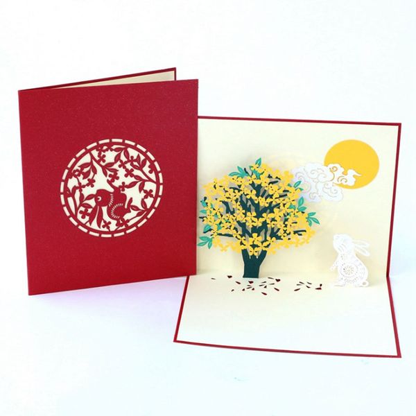 3d flower pop up cards birthday gift laser cut rabbit animal greeting cards for mid-autumn festival ing
3d flower pop up cards birthday gift laser cut rabbit animal greeting cards for mid-autumn festival ing