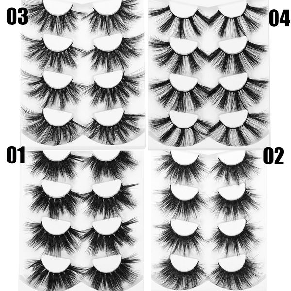 4 pairs/set 25mm mink hair false eyelashes natural long wispies lashes handmade cruelty-criss-cross eyelashes makeup tool
4 pairs/set 25mm mink hair false eyelashes natural long wispies lashes handmade cruelty-criss-cross eyelashes makeup tool