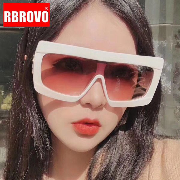 rbrovo 2019 brand designer one-piece sunglasses women vintage metal reflective glasses for women retro oculos de sol gafas
rbrovo 2019 brand designer one-piece sunglasses women vintage metal reflective glasses for women retro oculos de sol gafas