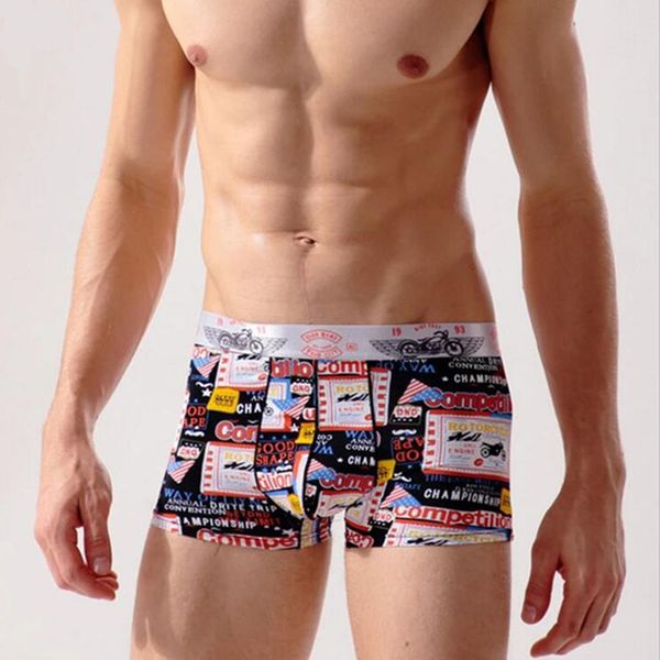 men's pants low waist men boxers cartoon underwear ice silk underpants boxer shorts pants skull printed trunks, Black;white
men's pants low waist men boxers cartoon underwear ice silk underpants boxer shorts pants skull printed trunks, Black;white
