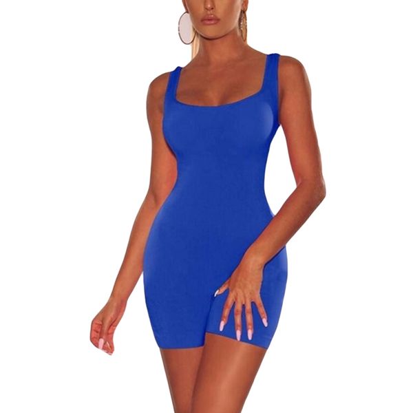 plus size open back one piece skinny bodysuit women summer sleeveless round neck shorts playsuit femme, Black;white
plus size open back one piece skinny bodysuit women summer sleeveless round neck shorts playsuit femme, Black;white