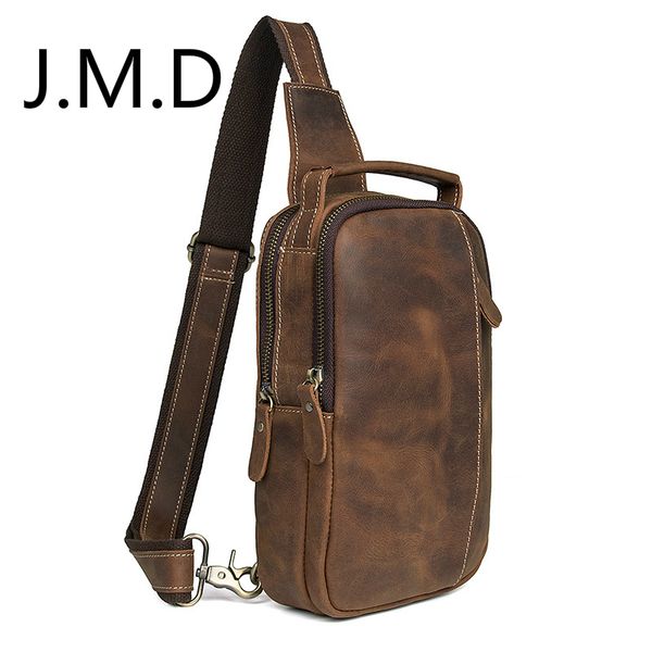 j.m.d new men's genuine leather chest bag retro fashion crazy horse leather shoulder messenger handbag 4009
j.m.d new men's genuine leather chest bag retro fashion crazy horse leather shoulder messenger handbag 4009