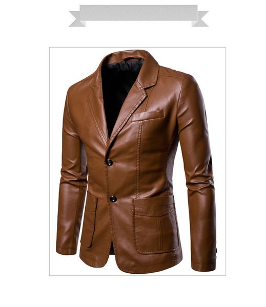 designer mens pu coat fashion slim lapel neck jacket autumn mens long sleeves outerwear, Black
designer mens pu coat fashion slim lapel neck jacket autumn mens long sleeves outerwear, Black