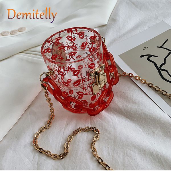 fashionable pvc mini cylinder ladies bag new printed acrylic letters shoulder crossbody bag exquisite hardware lock women's
fashionable pvc mini cylinder ladies bag new printed acrylic letters shoulder crossbody bag exquisite hardware lock women's