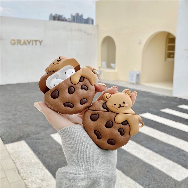 for airpods 1/2 case 3d cute cartoon cookies bear headphone cases for apple airpods silicone protection earphone funda cover
for airpods 1/2 case 3d cute cartoon cookies bear headphone cases for apple airpods silicone protection earphone funda cover